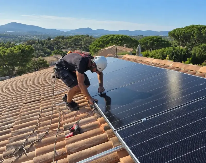 Installateur panneaux solaires Clonas-sur-Varèze — pose photovoltaïque sur toiture